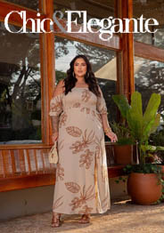 Бразильский lookbook одежды для полных девушек Chic & Elegante осень 2025