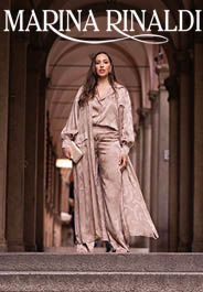 Итальянский lookbook женской одежды больших размеров Marina Rinaldi Runway осень-зима 2025-26