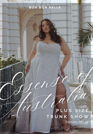Lookbook свадбных платьев обычных и больших размеров австралийского бренда Essense of Australia весна 2024
