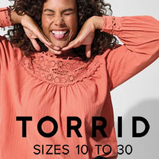 Американский lookbook женской одежды нестандартных размеров Torrid осень 2023