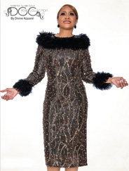 Американский каталог нарядной женской одежды обычных и больших размеров Dorinda Clark Cole осень 2023