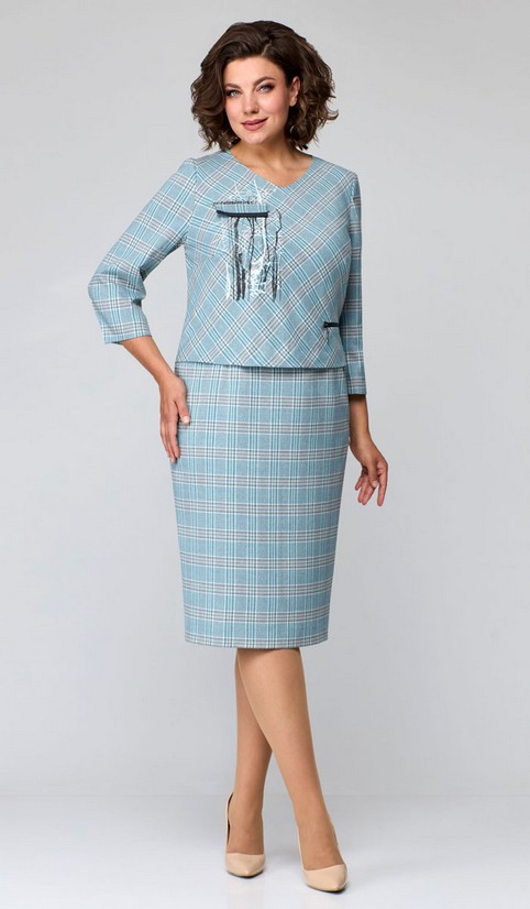 Коллекция одежды для полных девушек белорусского бренда Mishel Style осень 2023