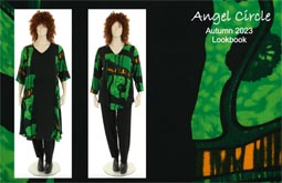 Датский видеолук женской одежды plus размеров Angel Circle осень 2023