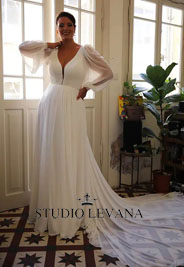 Sudio Levana - израильский lookbook свадебных платьев больших размеров лето 2023