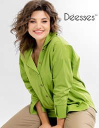 Коллекция одежды для полных девушек белорусского бренда Deesses весна 2023