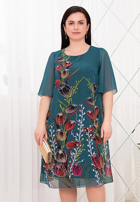 Платья больших размеров российского бренда Kontaly весна 2023