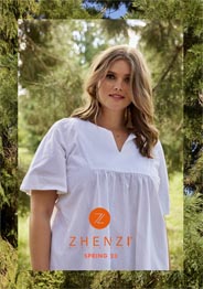 Zhenzi - весенний lookbook женской одежды больших размеров 2023