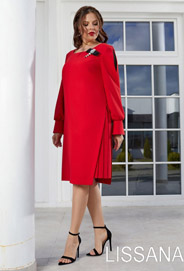 Новогодний lookbook женской одежды больших размеров белорусского бренда Lissana 2023