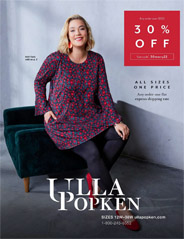 Каталог одежды для полных модниц немецкой компании Ulla Popken декабрь 2022