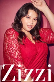 Новогодний lookbook женской одежды plus size датского бренда Zizzi 2023
