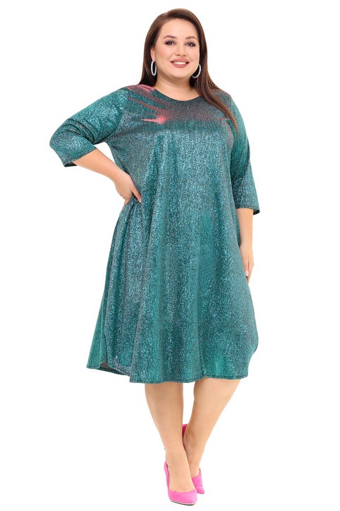 Нарядные платья для полных модниц киргизского бренда Lady Maria осень-зима 2022-23