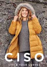 Lookbook женской одежды больших размеров датского бренда Ciso осень 2022
