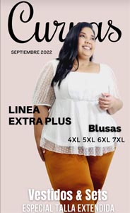Каталог женской одежды plus size никарагуанского бренда Curvas сентябрь 2022