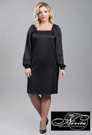 Платья больших размеров российского бренда Novita осень-зима 2022-23
