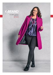 Каталог женской одежды нестандартных размеров немецкого бренда KjBRAND осень-зима 2022-2023