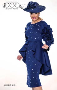 Lookbook нарядной одежды для полных женщин американского бренда Dorinda Clark Cole осень 2022