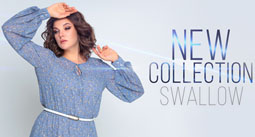 Коллекция одежды для полных девушек и женщин белорусского бренда Swallow лето 2022