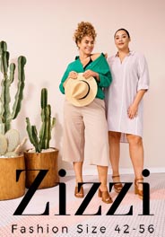 Датский lookbook женской одежды нестандартных размеров Zizzi лето 2022