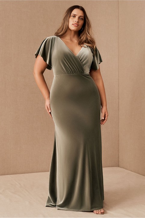 Вечерние платья больших размеров американского бренда BHLDN весна-лето 2022