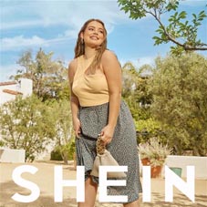 Китайский lookbook одежды для полных девушек Shein весна-лето 2022