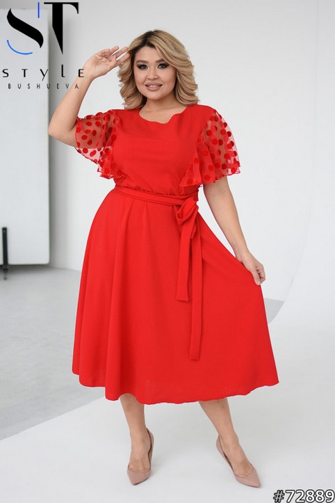Платья больших размеров украинского бренда ST Style весна 2022