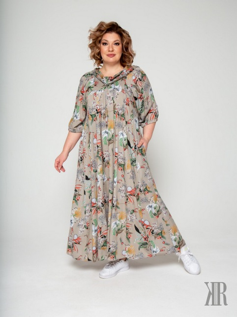 Коллекция одежды для полных женщин российского бренда Стиль KR весна 2022