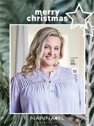 Рождественский каталог женской одежды больших размеров датского бренда Nanna 2021