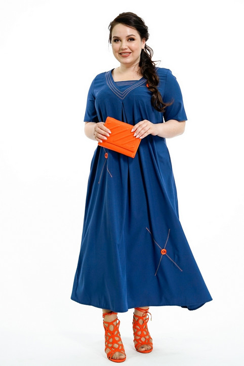 Платья для полных женщин киргизского бренда Lady Maria осень 2021