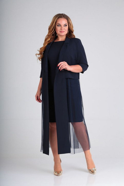 Коллекция женской одежды больших размеров белорусского бренда SVT-fashion осень 2021
