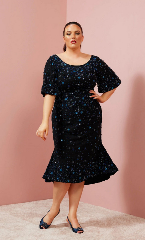 Нарядные платья и платья-двойки для полных женщин австралийского бренда Vivienna Lorikeet лето 2021
