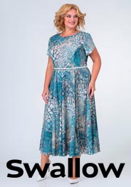 Белорусская коллекция женской одежды больших размеров Swallow лето 2021