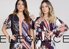 Показ коллекции женской одежды plus size бразильского бренда Elegance весна-лето 2021