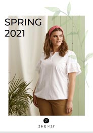 Датский lookbook одежды для полных девушек ZHENZI весна 2021 (Часть 2)
