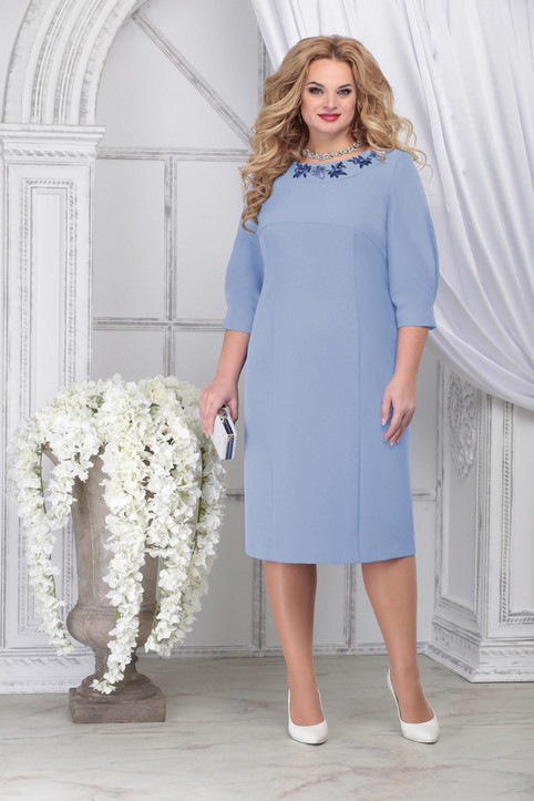 Платья для полных модниц белорусского бренда Ninele весна 2021