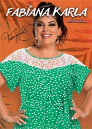 Каталог женской одежды больших размеров бразильского бренда Fabiana Karla январь-февраль 2021