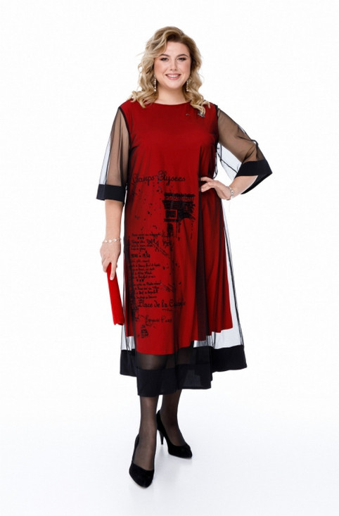 Платья для полных женщин белорусского бренда Pretty зима 2020-2021