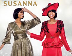Lookbook женской одежды plus размеров американского бренда Susana осень-зима 2020-21