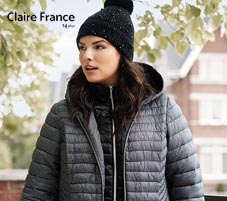 Lookbook женской одежды нестандартных размеров канадского бренда Claire France осень 2020