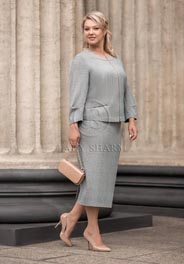 Lookbook женской одежды больших размеров российского бренда Lady Sharm осень 2020