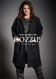 Датский lookbook женской одежды нестандартных размеров Gozzip Black осень 2020