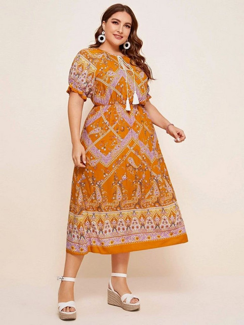 Макси платья в стиле бохо-шик для полных модниц австралийского бренда Boheme Junction лето-осень 2020