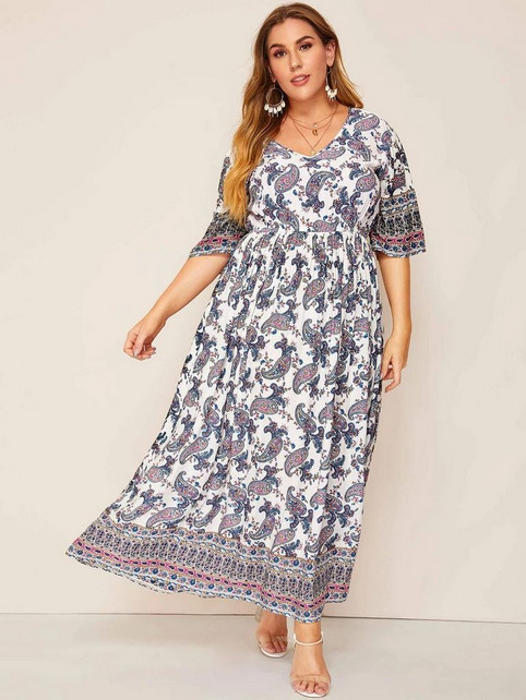 Макси платья в стиле бохо-шик для полных модниц австралийского бренда Boheme Junction лето-осень 2020