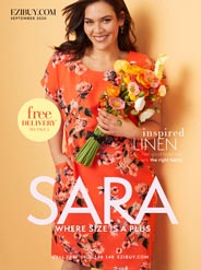 Каталог женской одежды нестандартных размеров новозеландского бренда Sara сентябрь 2020