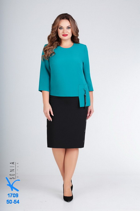 Коллекция женской одежды больших размеров белорусского бренда Ksenia Style осень 2020
