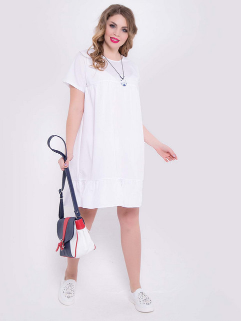 Платья для полных девушек российского бренда Леди Агата лето 2020