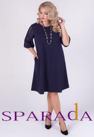 Платья для полных модниц российского бренда SPARADA лето 2020