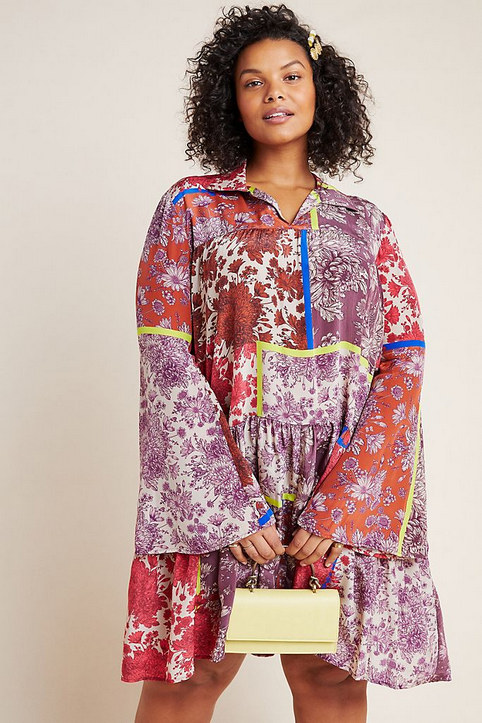 Коллекция женской одежды plus size в стиле бохо американского бренда Anthropologie весна-лето 2020