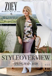 ZOEY - датский lookbook женской одежды больших размеров весна 2020