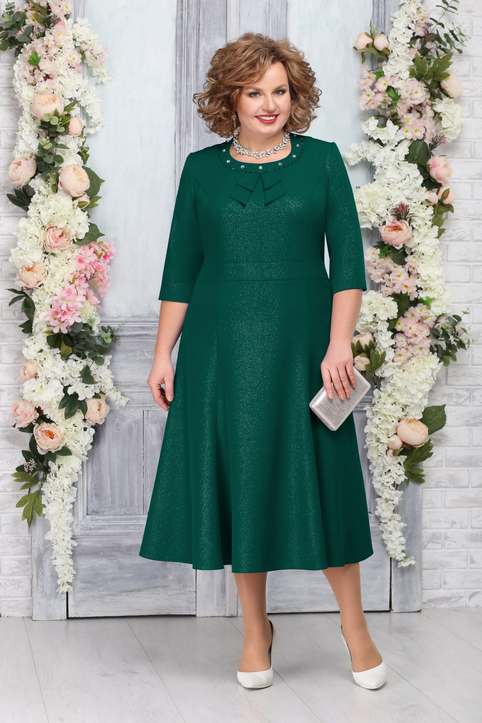Потрясающие платья для полных женщин белорусского бренда Ninele весна 2020