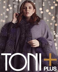 Американский lookbook женской одежды больших размеров Toni Plus зима 2019-20